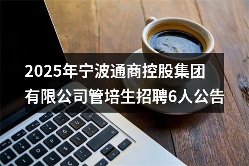 2025年宁波通商控股集团有限公司管培生招聘6人公告 图片